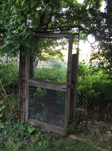The garden gate.